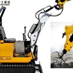 mini digger concrete breaker