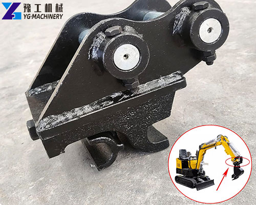 mini excavator quick hitch