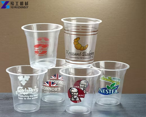 plastic cup logo printing machine