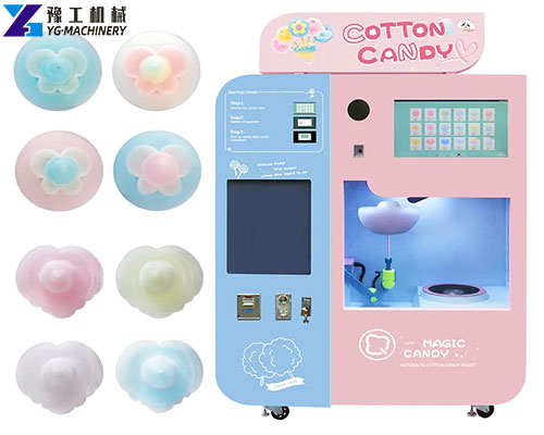robot cotton candy vending machine price