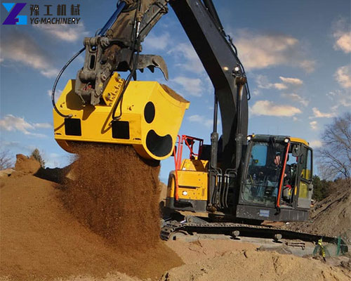 rock screening bucket for excavator