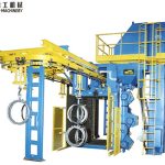 roller conveyor shot blasting machine