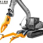 rotating scrap metal shear hydraulic car dismantling shear