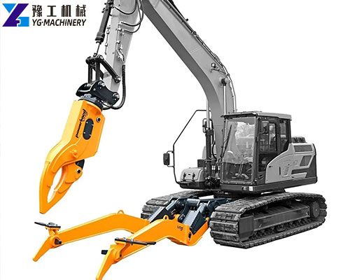 rotating scrap metal shear hydraulic car dismantling shear