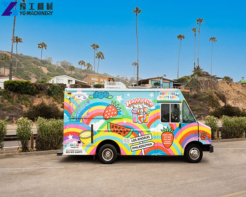 snow cone truck for birthday party