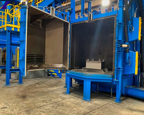 vertical shot blasting machine