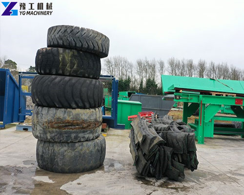 waste tyre recycling machine