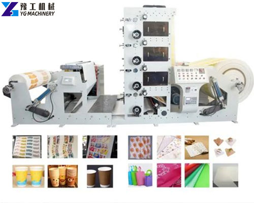4 color flexo printing machine