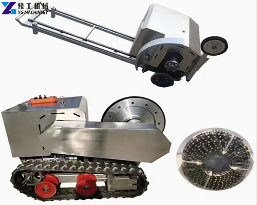 YG portable crawler wire rope saw