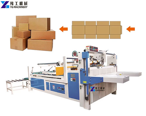automatic carton folding gluing machine