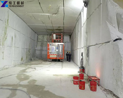 concrete chain saw cutting machine