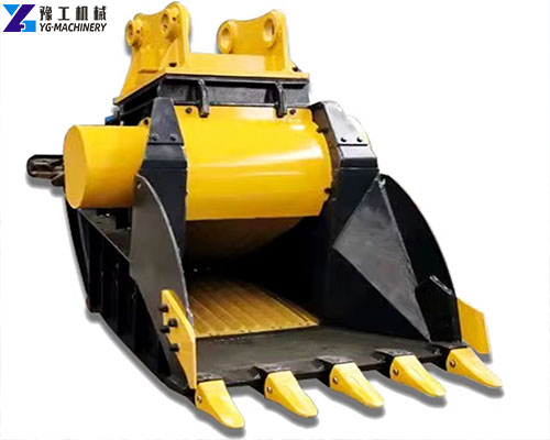 concrete crusher attachment for excavator