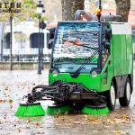 electric sidewalk sweeper