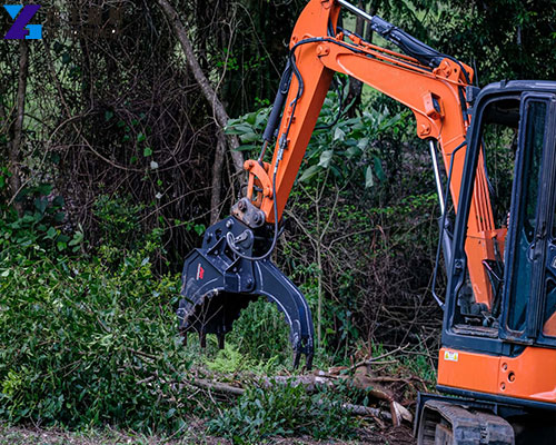 hydraulic grab for mini excavator