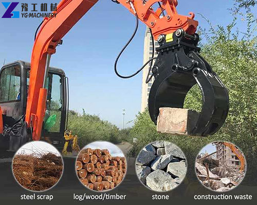 hydraulic grabs for excavators