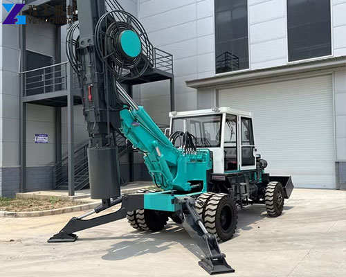 hydraulic rotary drilling rig