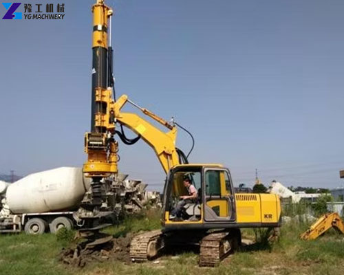 hydraulic rotary piling rig