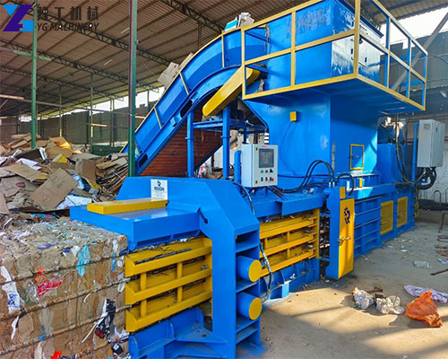 hydraulic scrap baling press machine