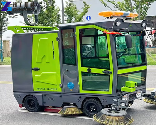 industrial street sweeper