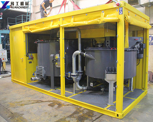 jet grouting plant for foundation grouting