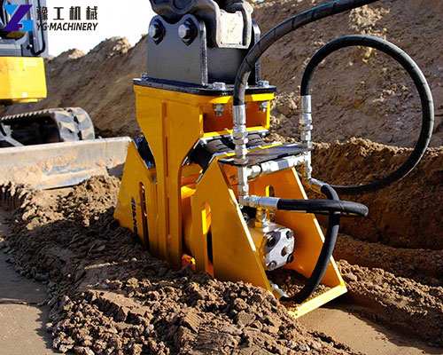 mini excavator vibratory plate compactor