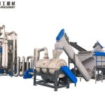 pe plastic flakes pelletizing line