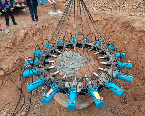 pile crusher machine