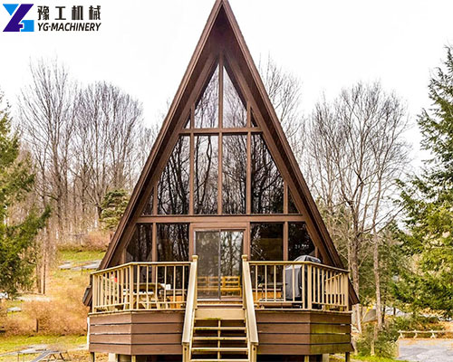 prefab tiny triangle house