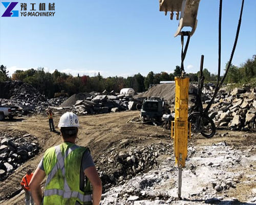 rock splitter excavator attachment for sale