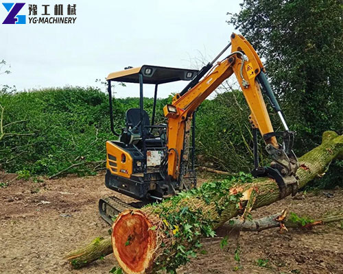 rotating grab for excavator