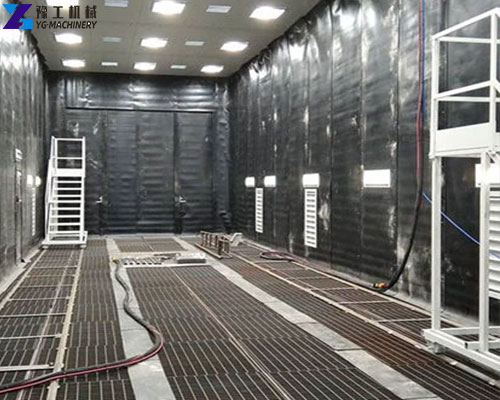 shipping container blast room