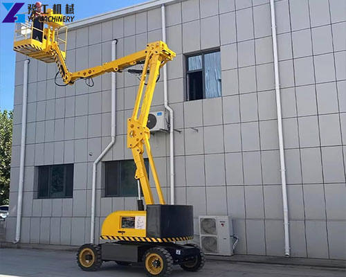 small electric articulating boom lift