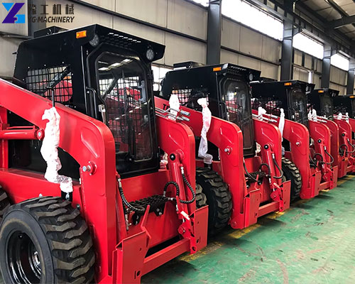 small tracked skid steer