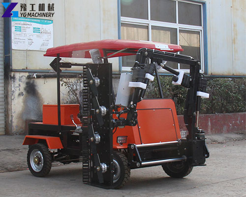 small tractor mounted hedge trimmer