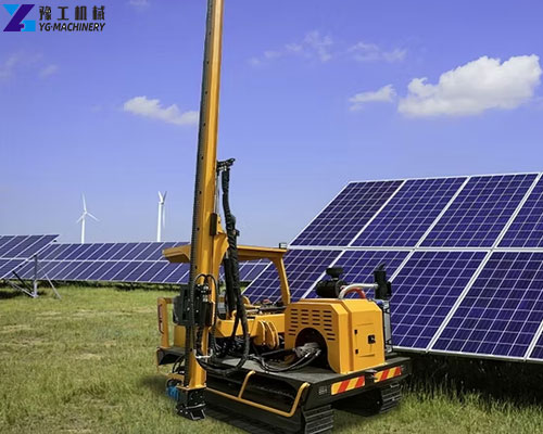 solar pile driver