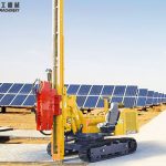 solar piling machine