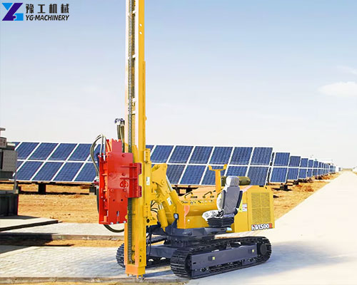 solar piling machine