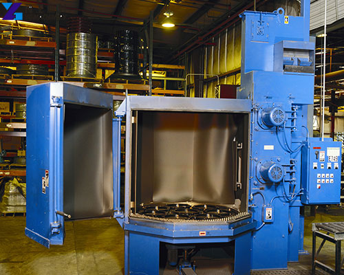 turning table type shot blasting machine for sale