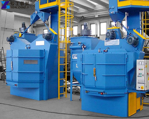 turning table type shot blasting machine
