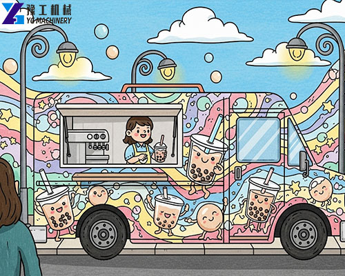 bubble tea food truck for sale