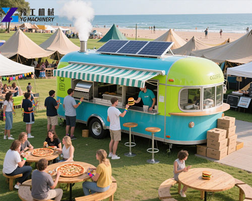 circular food trailer usage scenarios for outdoor events