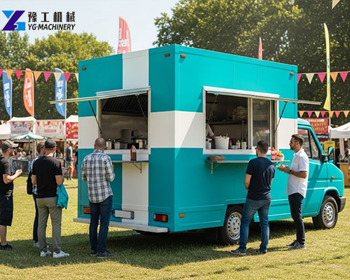 customized square food trucks