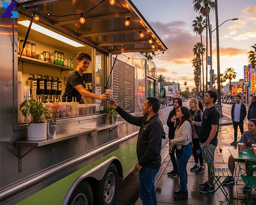 food truck bubble tea