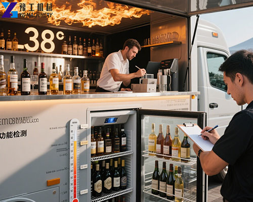 food truck serving alcohol