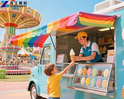 ice cream food trailer for sale