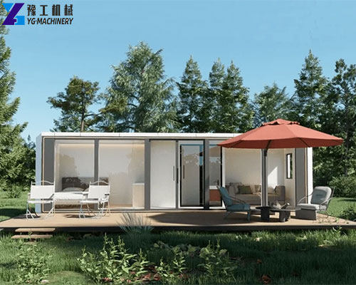 luxury prefabricated small apple cabin house
