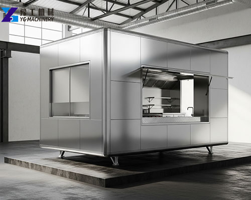 modern minimalist square food trucks