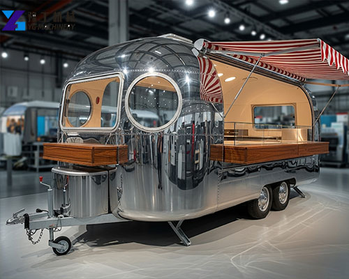 round mobile food truck designs