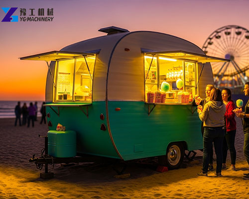vintage round food trucks for sale