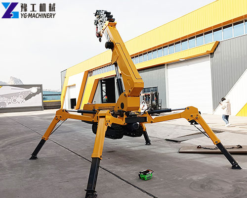 mini crane on tracks